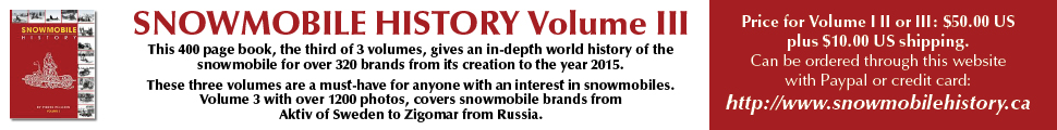 Snowmobile History